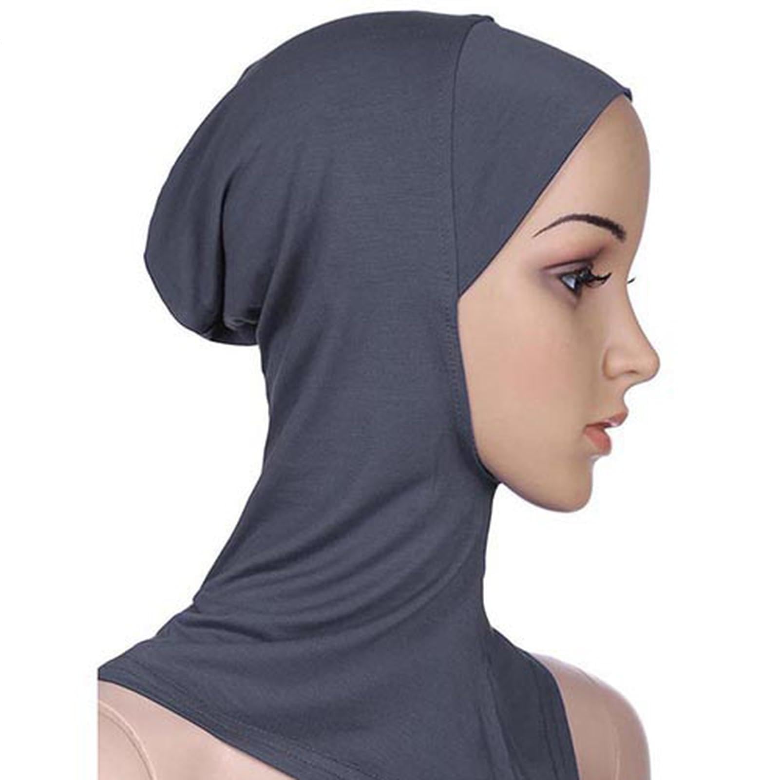 matumou Soft Color Women Full Cover Scarf Underscarf Neck Head Bonnet Hat
