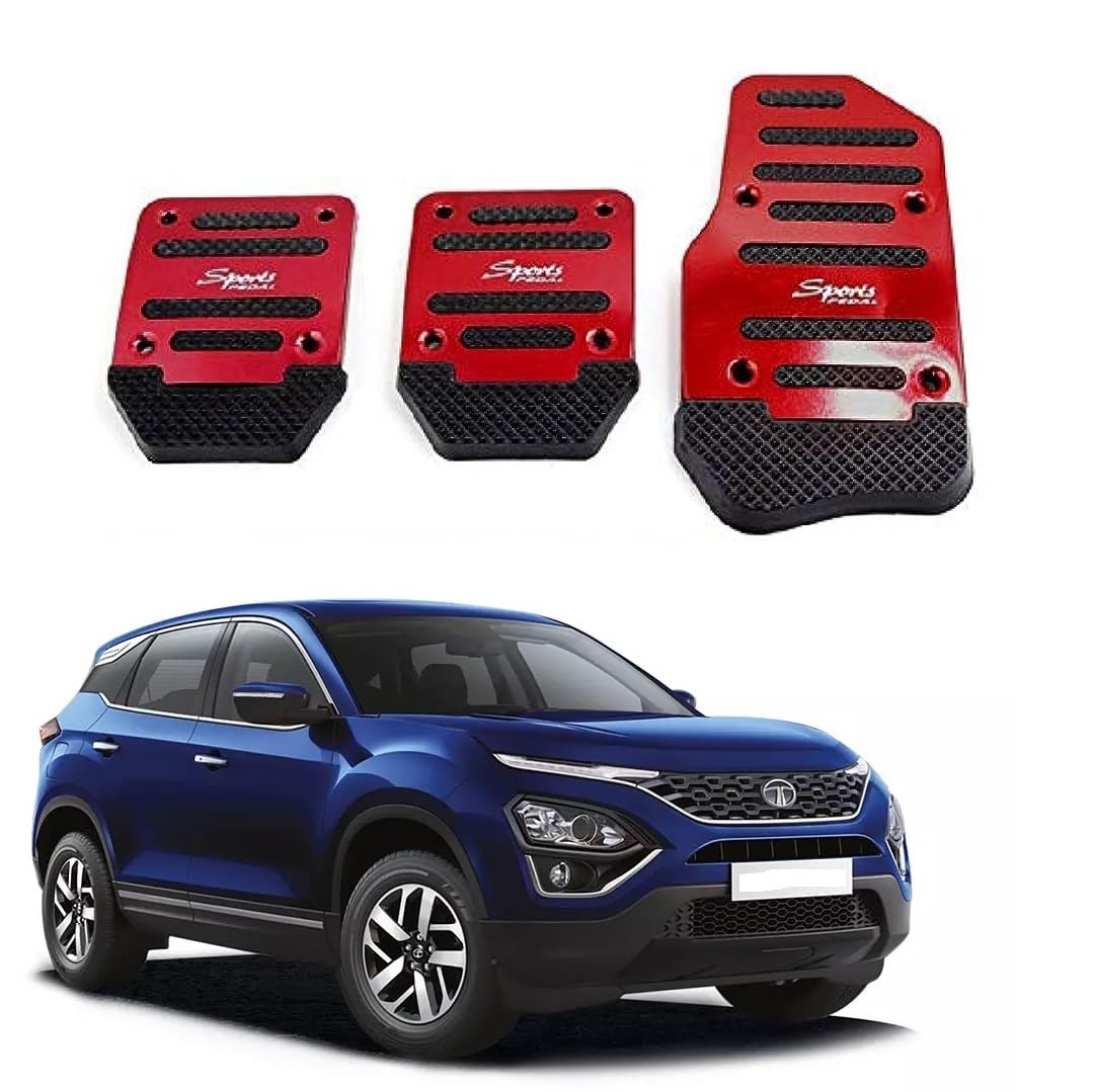 Car Pedals Best (3 Pcs) Non-Slip Manual Car Pedals Kit Sports Brake Clutch Pedal Pad Cover (Random Color) Suitable For Tata Harrier-picture-15