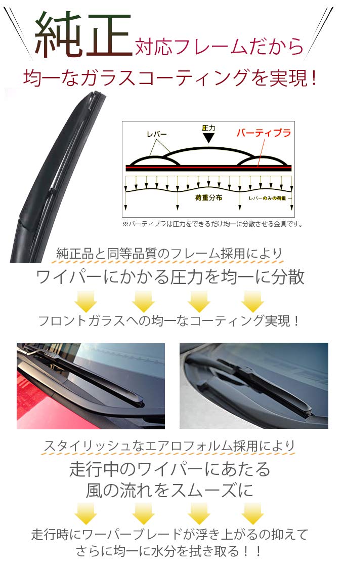 Amazon | ワイパーブレード ランサーエボリューションワゴン 平成17年9  