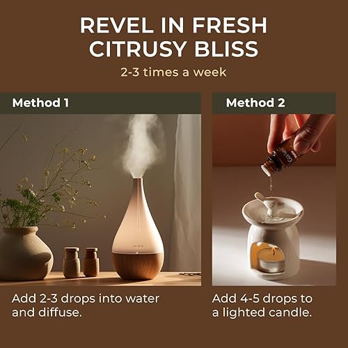 Vista 447 de Aceite esencial, 100 % puro, grado terapéutico para aromaterapia, cuidado de la piel y cabello, para difusores, 10 ml.