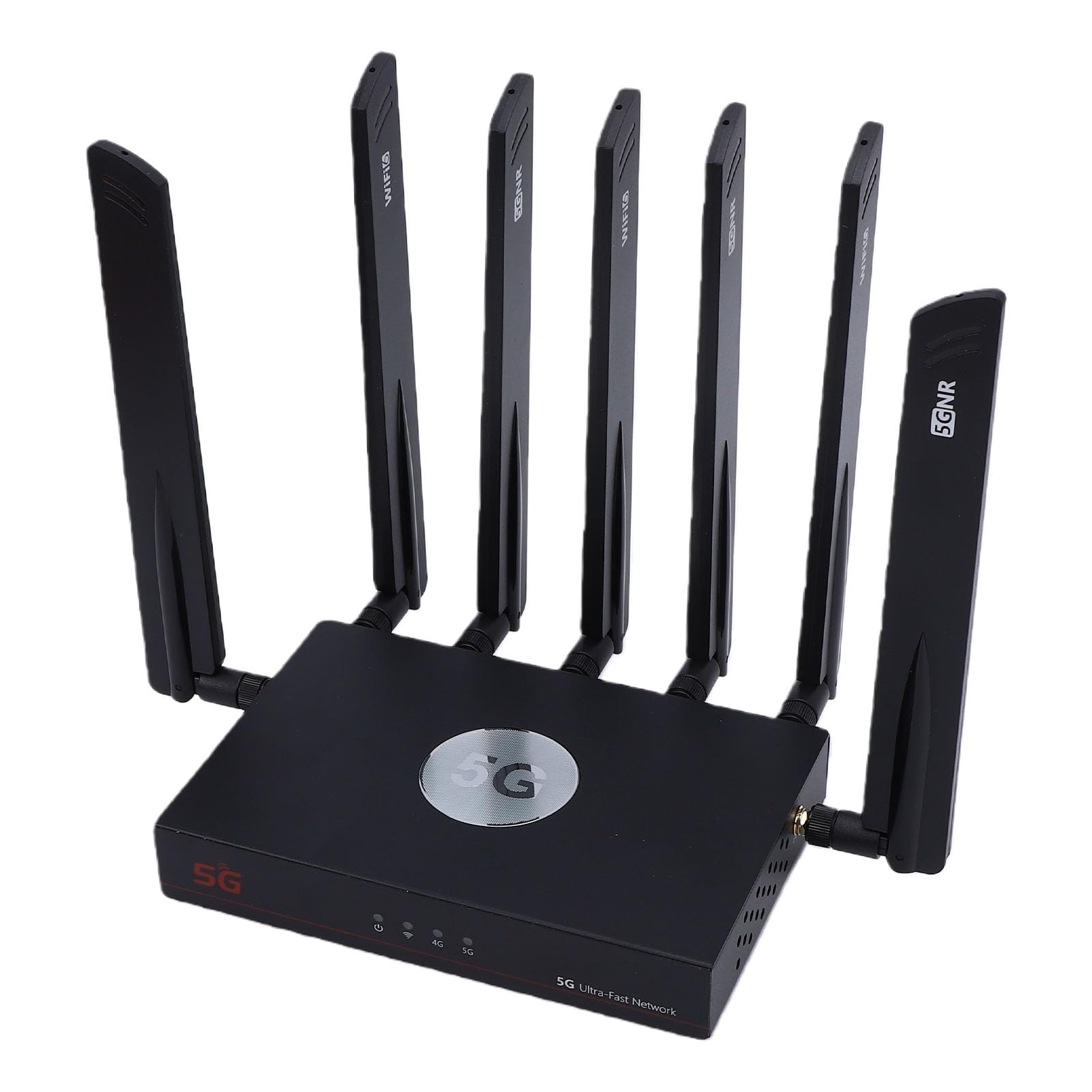 Router WiFi 6 5G, Router Cellulare 5G Doppia SIM con Modulo SDX62 Chip IPQ5018, WiFi 6 Dual Band AX3000, 7 Antenne Ad Alto Guadagno, Porta 2, per Streaming 4K e Oltre (Spina europea)