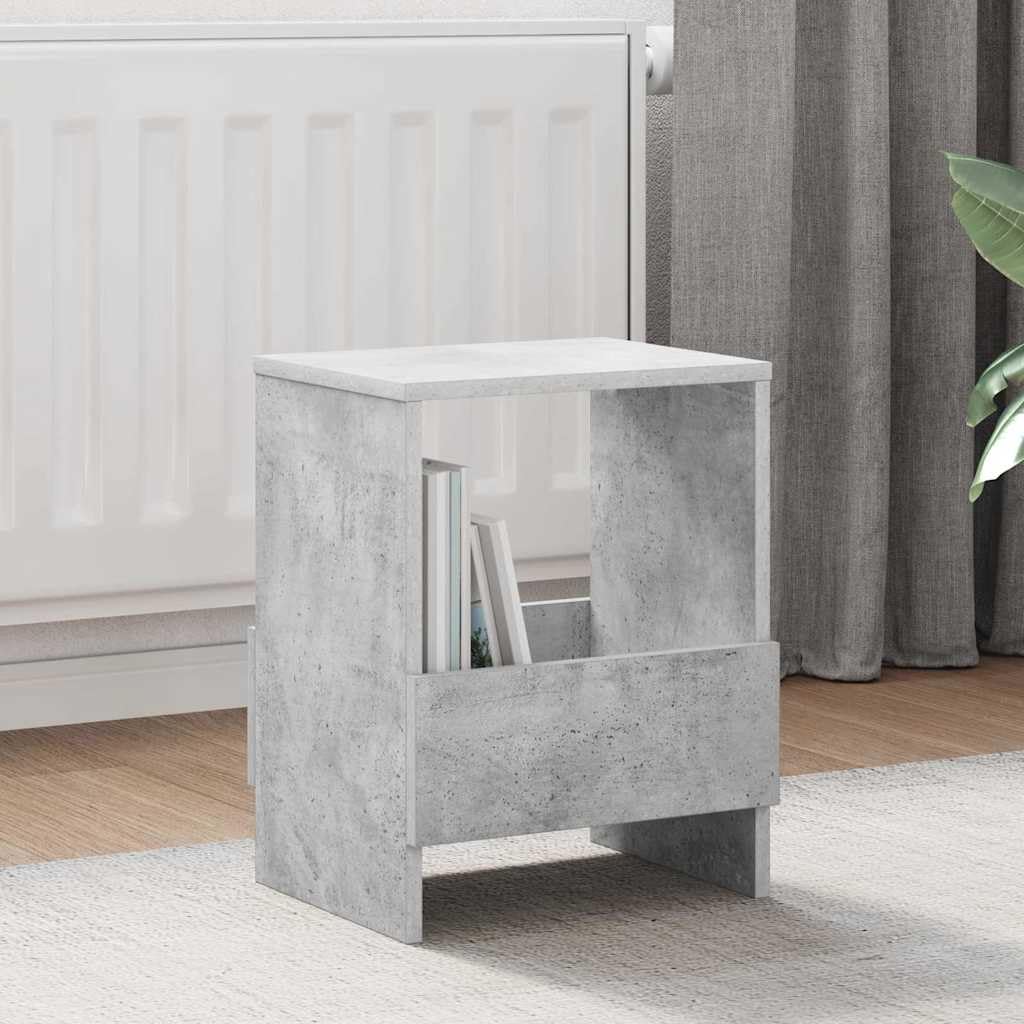 Panca Magazine Legno Ingenierie Grigio | Seduta max 110 kg, manutenzione panno umido, ideale per soggiorno ufficio, 2 pezzi