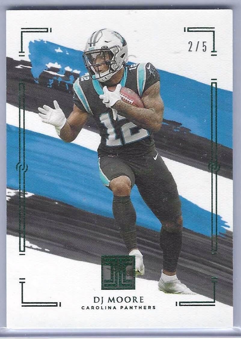 Dj Moore 2021 Panini Impeccable Fotl Base #d 2/5 - Football Cards