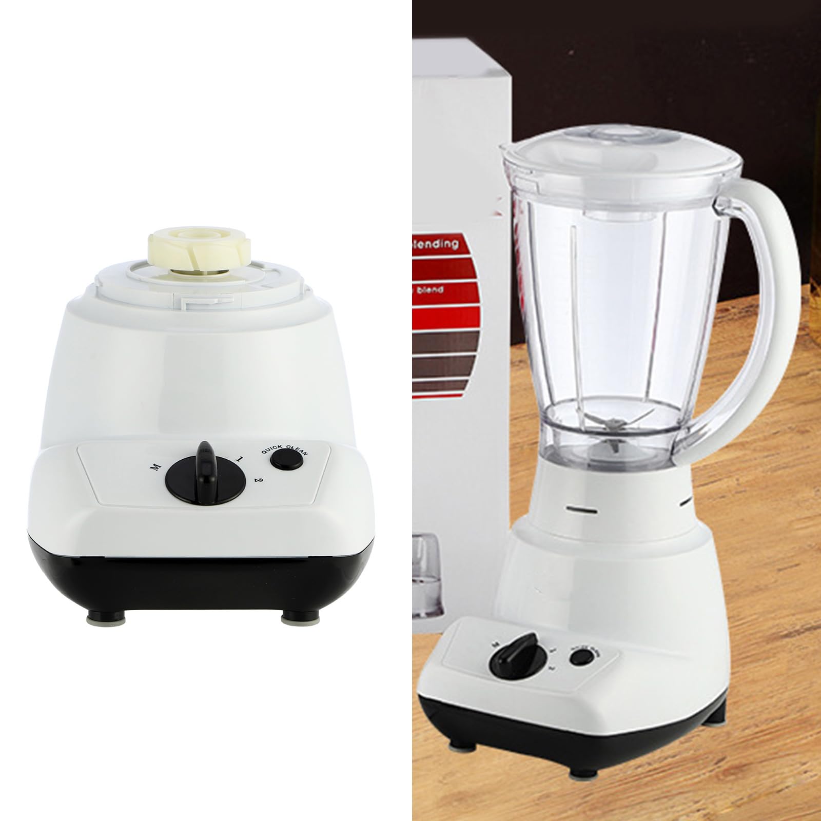 Countertop Blenders,Smoothie Blender, Glass Blenders for Kitchen,Nutribullet Blender For Fruit 4 Speed Setting To Puree Crushing Dices Dishwasher Safe 400W Motor