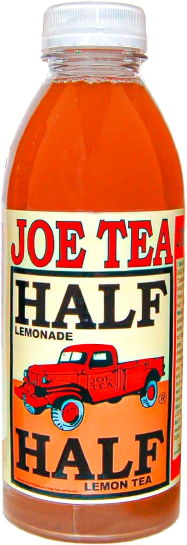 Joe Tea Half Lemonade & Half Lemon Tea, Case Pack of Twelve 20 fl oz Plastic Bottles