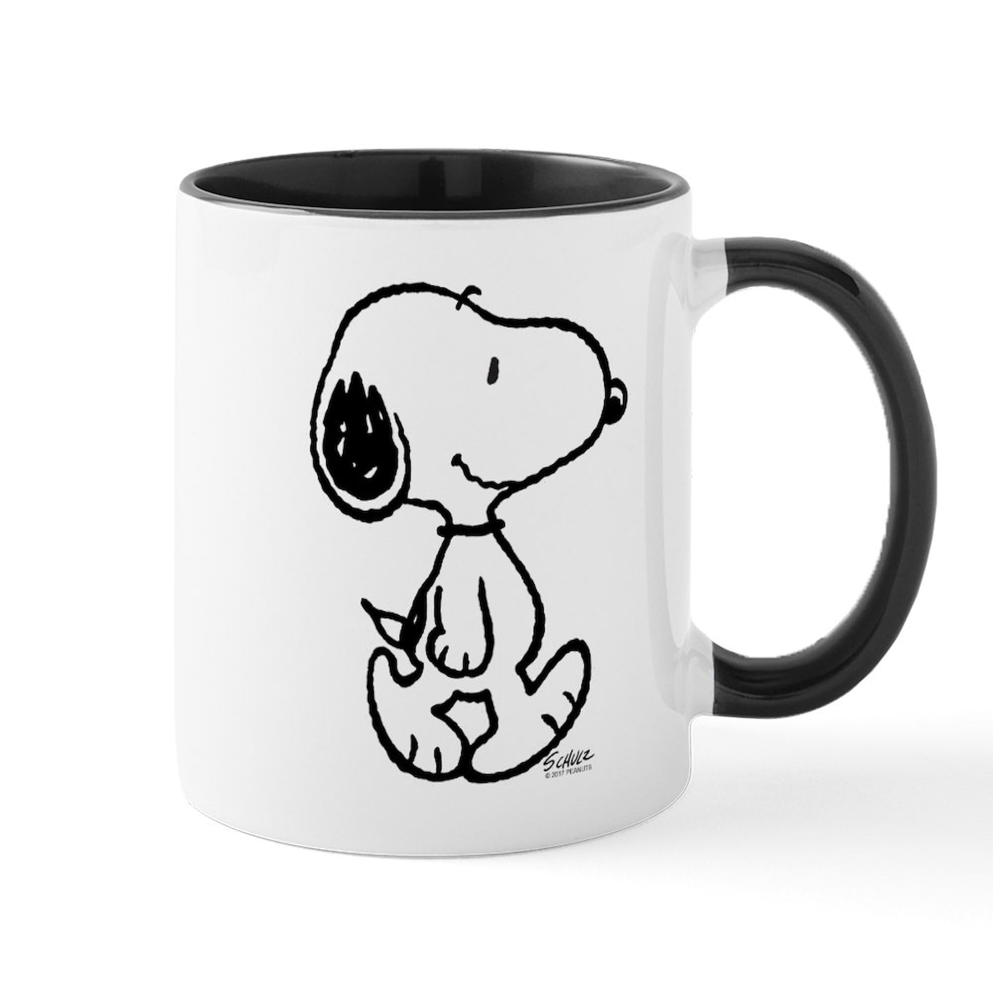 CafePress Peanuts Snoopy Mugs 11 oz (325 ml) Ceramic Coffee Mug