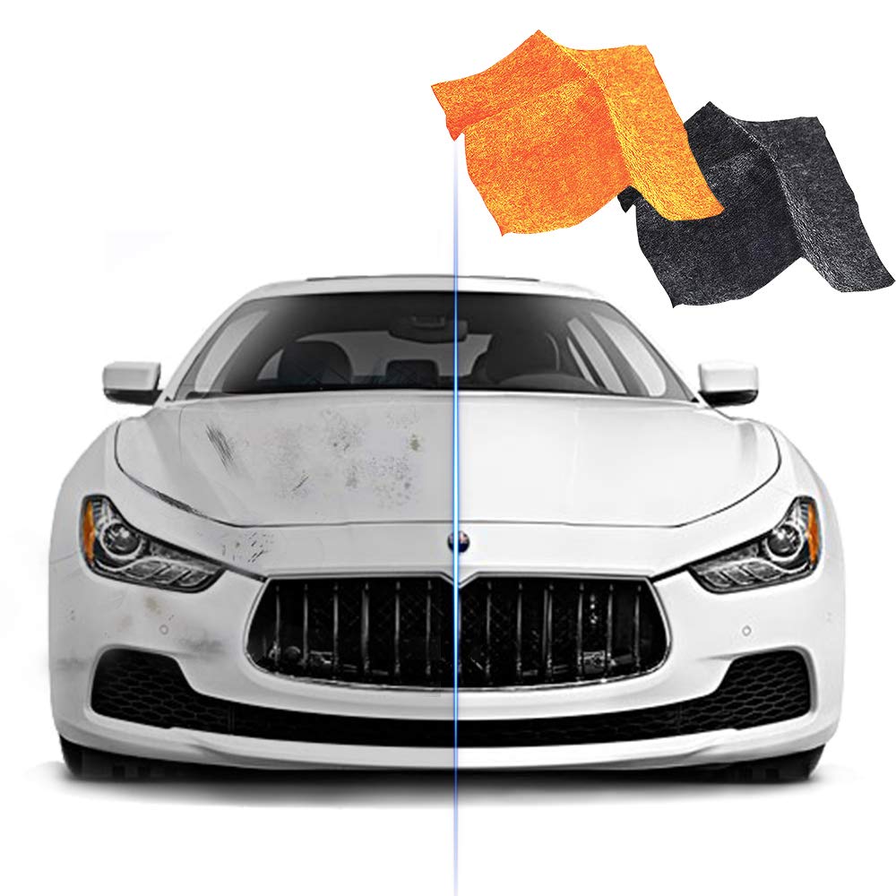 2 Pack Nano Sparkle Cloth for Car Scratches, Nano Magic Cloth Scratch