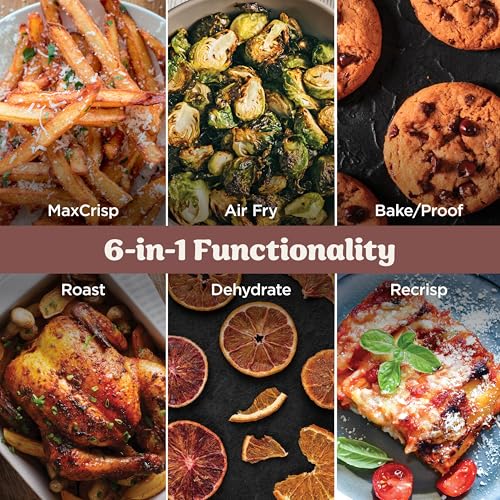 Image of Ninja Crispi Pro 6-in-1 Glass Air Fryer | 450F, Nontoxic, 6qt & 2.5qt Containers & Lids | Microwave, Freezer, Dishwasher Safe | Max Crisp, Air Fry, Bake, Roast, Recrisp, Dehydrate | Amber, AS101OR