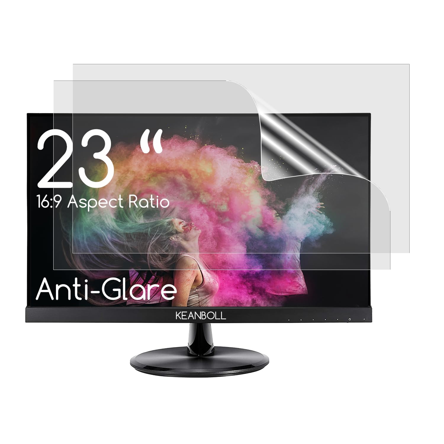 2-Pack 23 inch Monitor Anti Glare Screen Protector for Sceptre/LG/Dell/HP/Acer/ViewSonic/ASUS/Aoc/Samsung 23 Inch 16:9 Widescreen Desktop Monitor, Eye Protection Anti Glare Filter