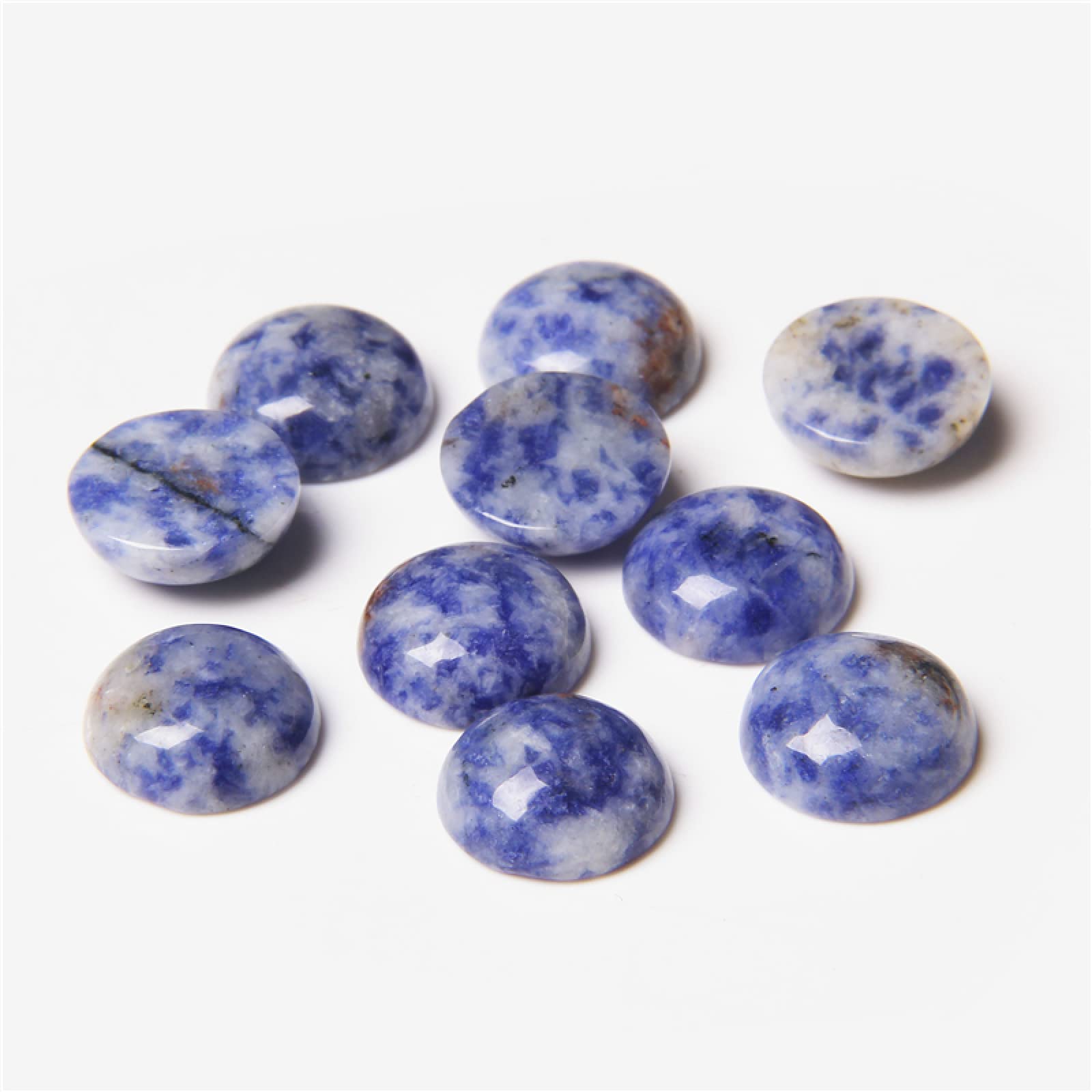 Cabochon rond pierre naturelle n°24 d'exception pour joaillerie et bijoux