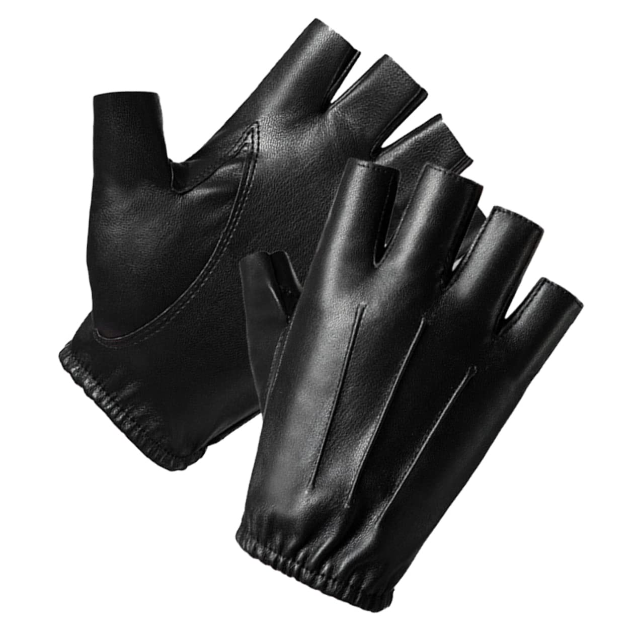 Hemoton 1 Pair Portable Half Finger Bike Gloves Breathable Outdoor Fitness Gloves for Cycling Mountain Climbing and Camping Comfortable Grip Wear Design for Enhanced Safety