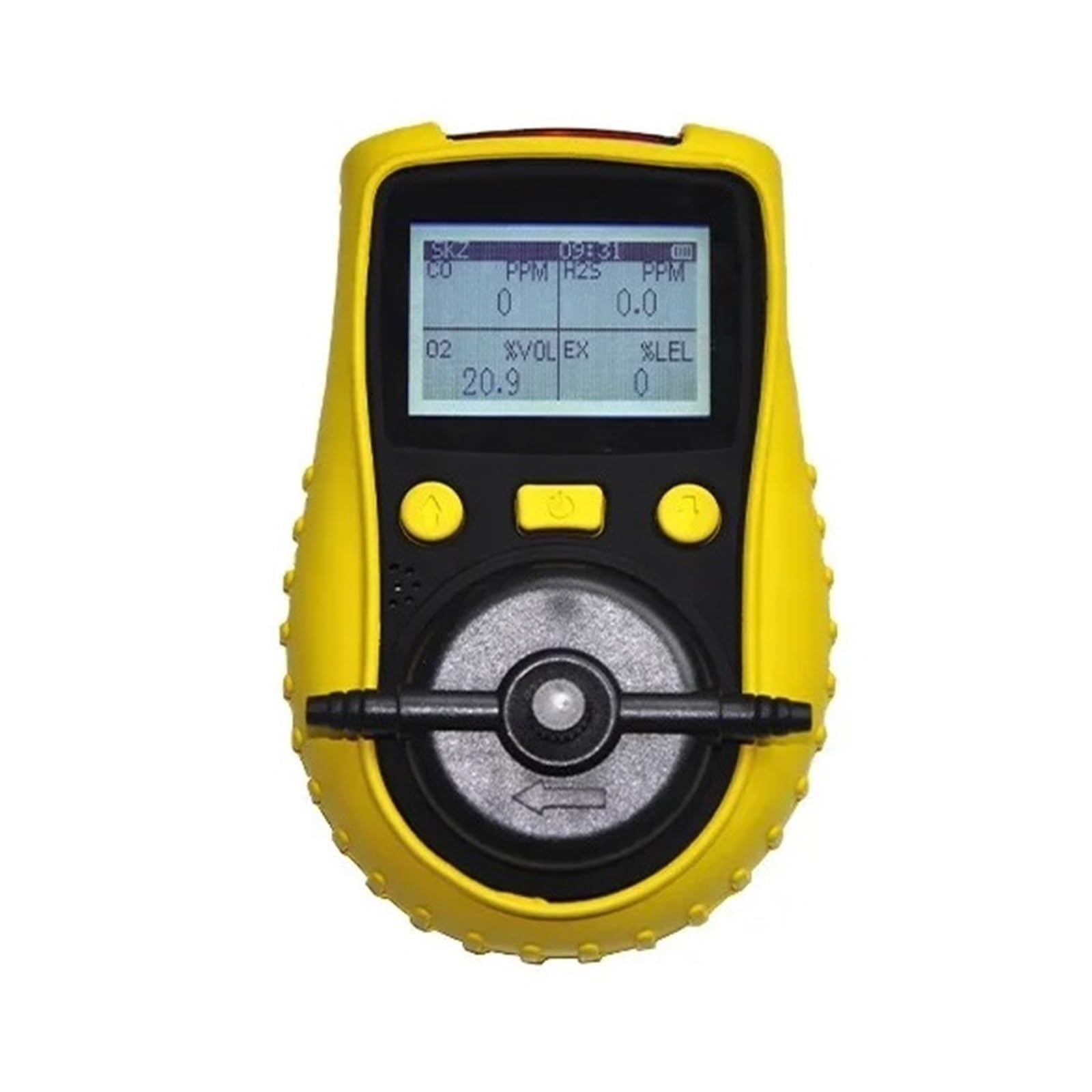 Rilevatore di gas portatile Wireless CO O2 H2S EX(LEL) Multi rilevatore di gas 4 in 1 con ampio display LCD