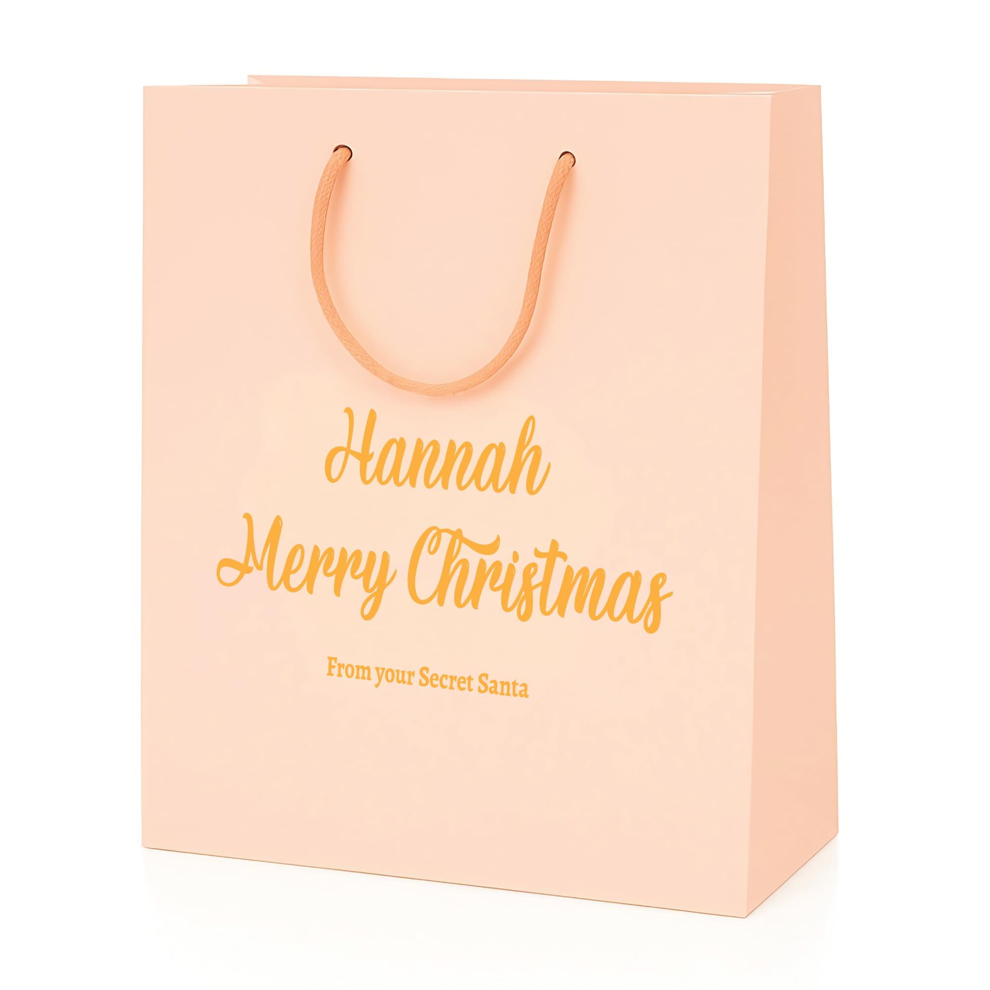 COOKIES AND KOALAS Pink Christmas Gift Bag - Small 20x24x10cm Foil