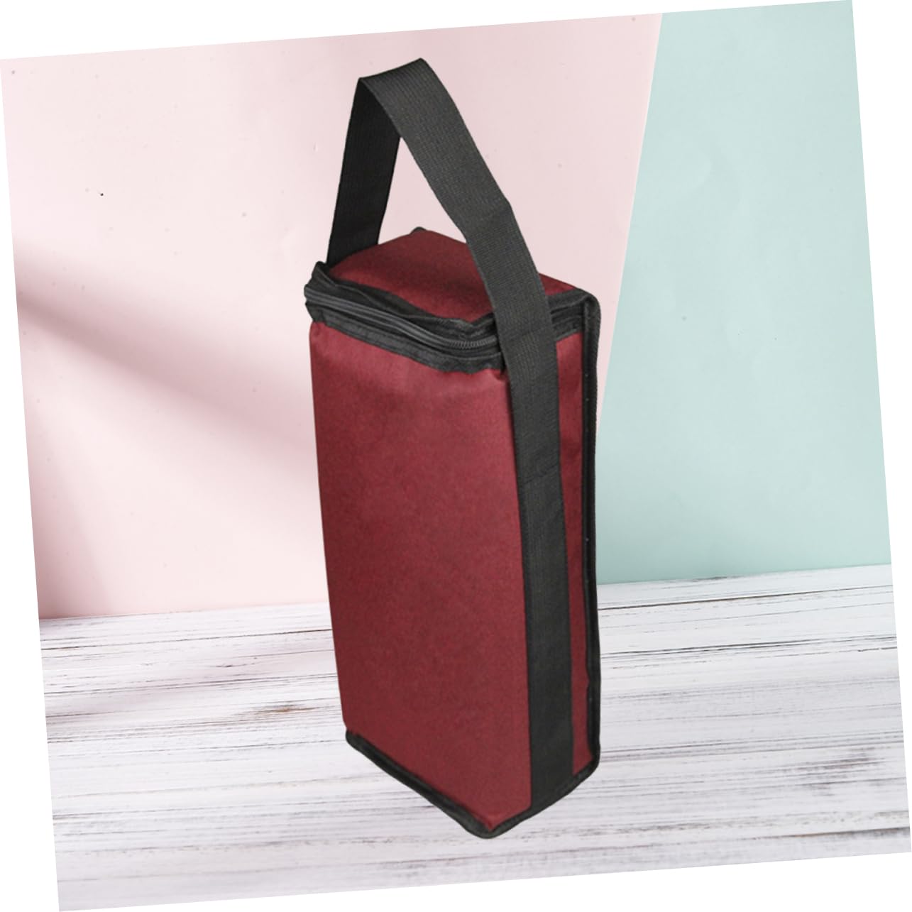 ULTECHNOVO 2 Stück 2 Weintragetasche Handtasche Wein Campingtasche Wein Reisetasche Weinbeutel Rot