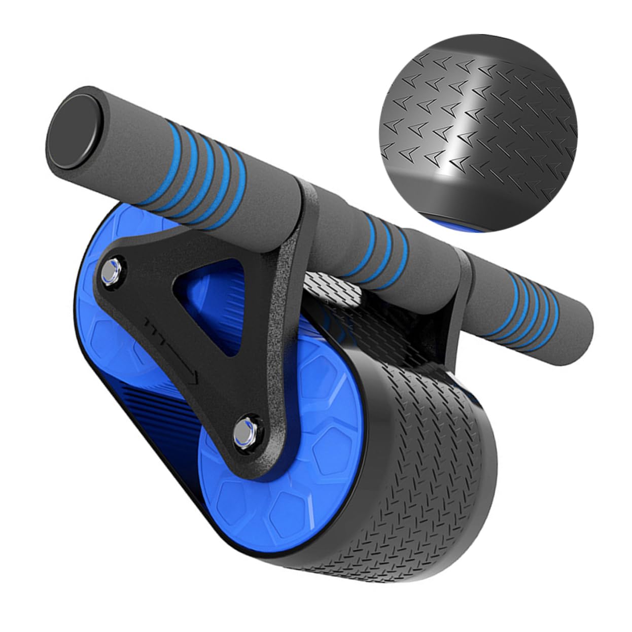 Toyvian Ruota Addominali Fitness Automatica con Rimbalzo Ab Roller Trainer Robusto per Allenamento Core Addominale e Schiena Attrezzo Fitness e Palestra