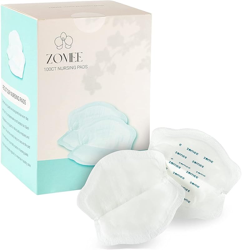 Disposable Breast Pads for Breastfeeding – Ultra-Absorbent/Leak-Proof/Discreet/Secure – Highly Portable: Individually Wrapped – Soft & BPA-Free (Pack of 200)