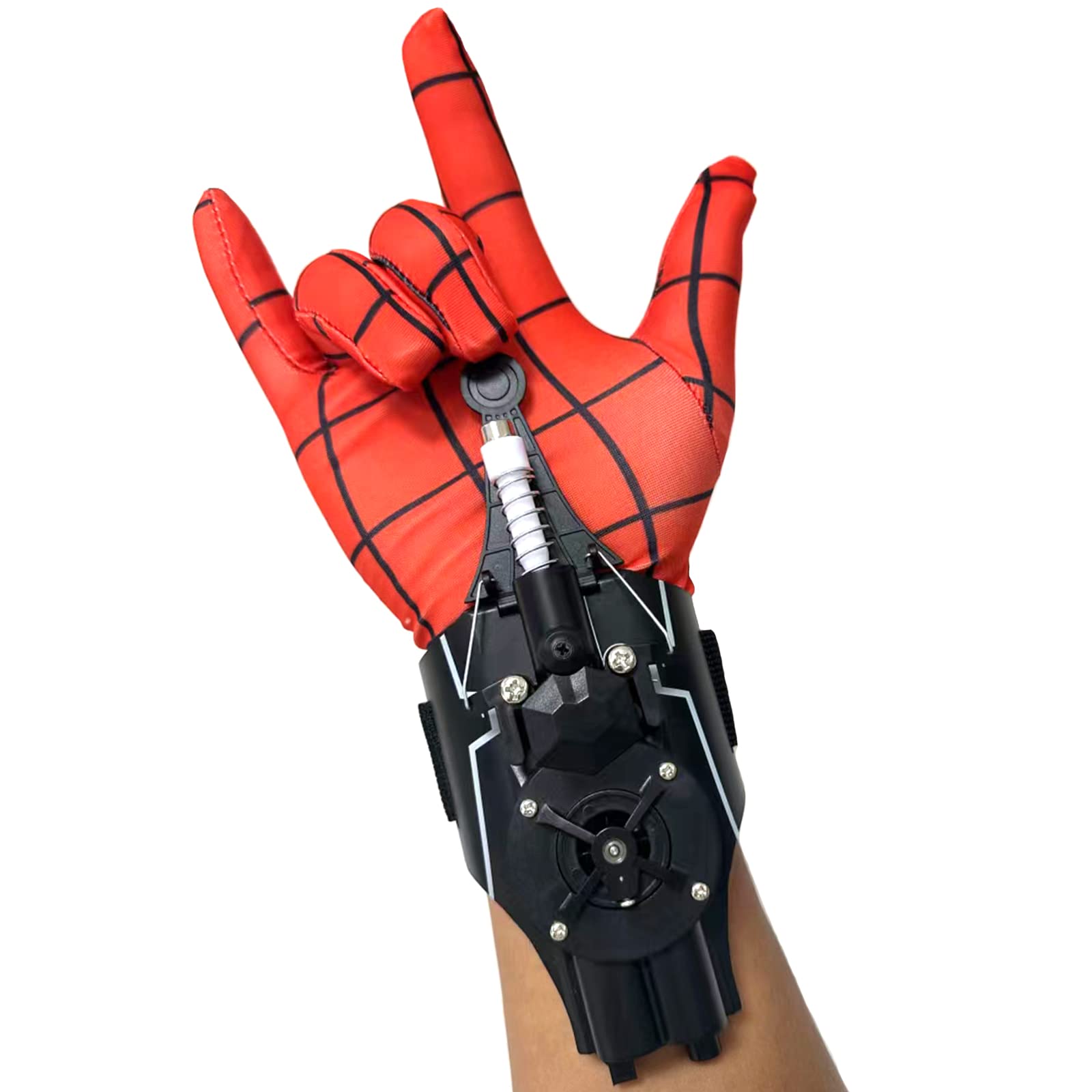 Buy YONTYEQ Spider  Shooters BracersDIY Cosplay Superhero Launcher,USB Recharger, Rope