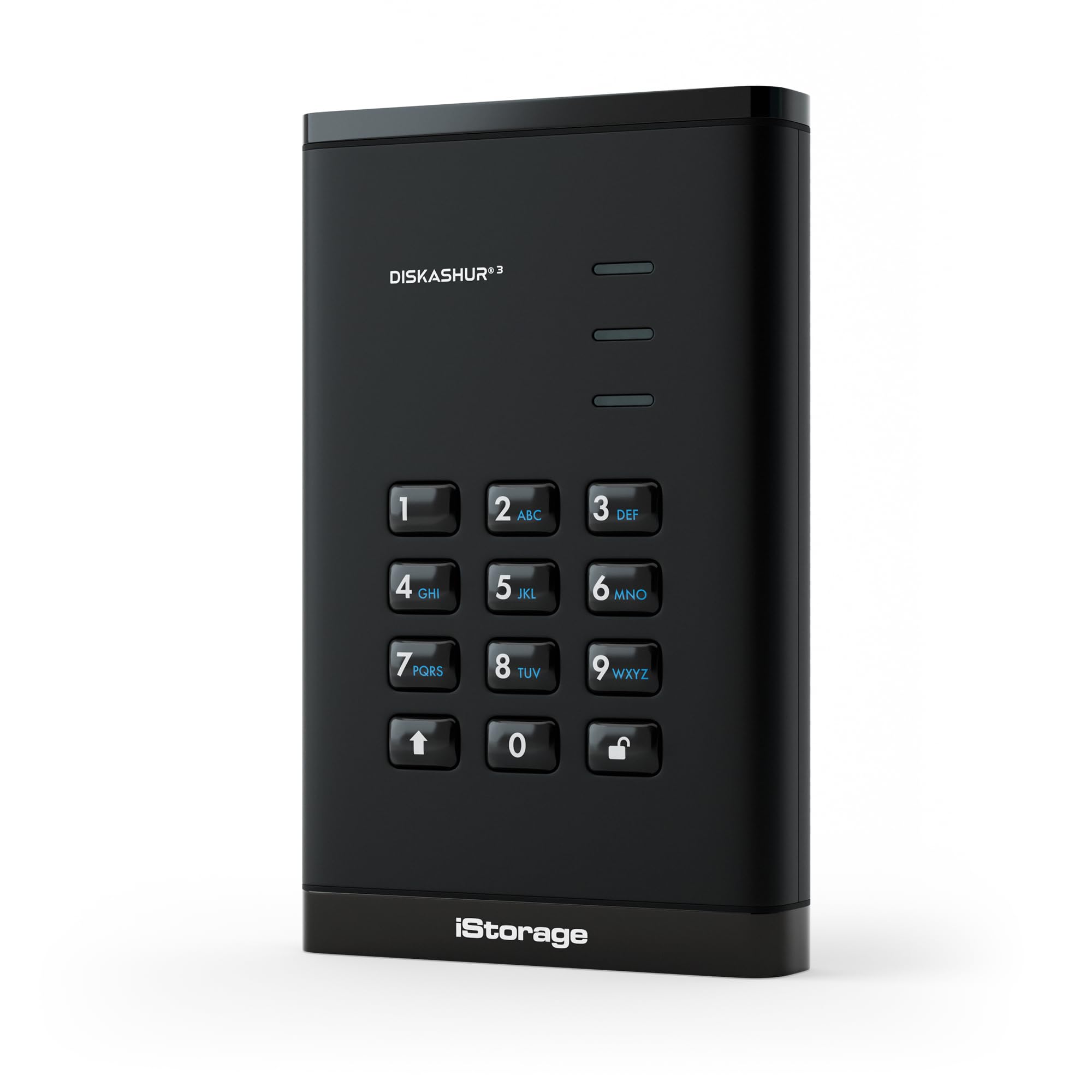 iStorage diskAshur PRO3 SSD 8TB – Secure Portable Solid State Drive - FIPS Level 3 certified - Password protected - Dust/Water-Resistant - Hardware encryption