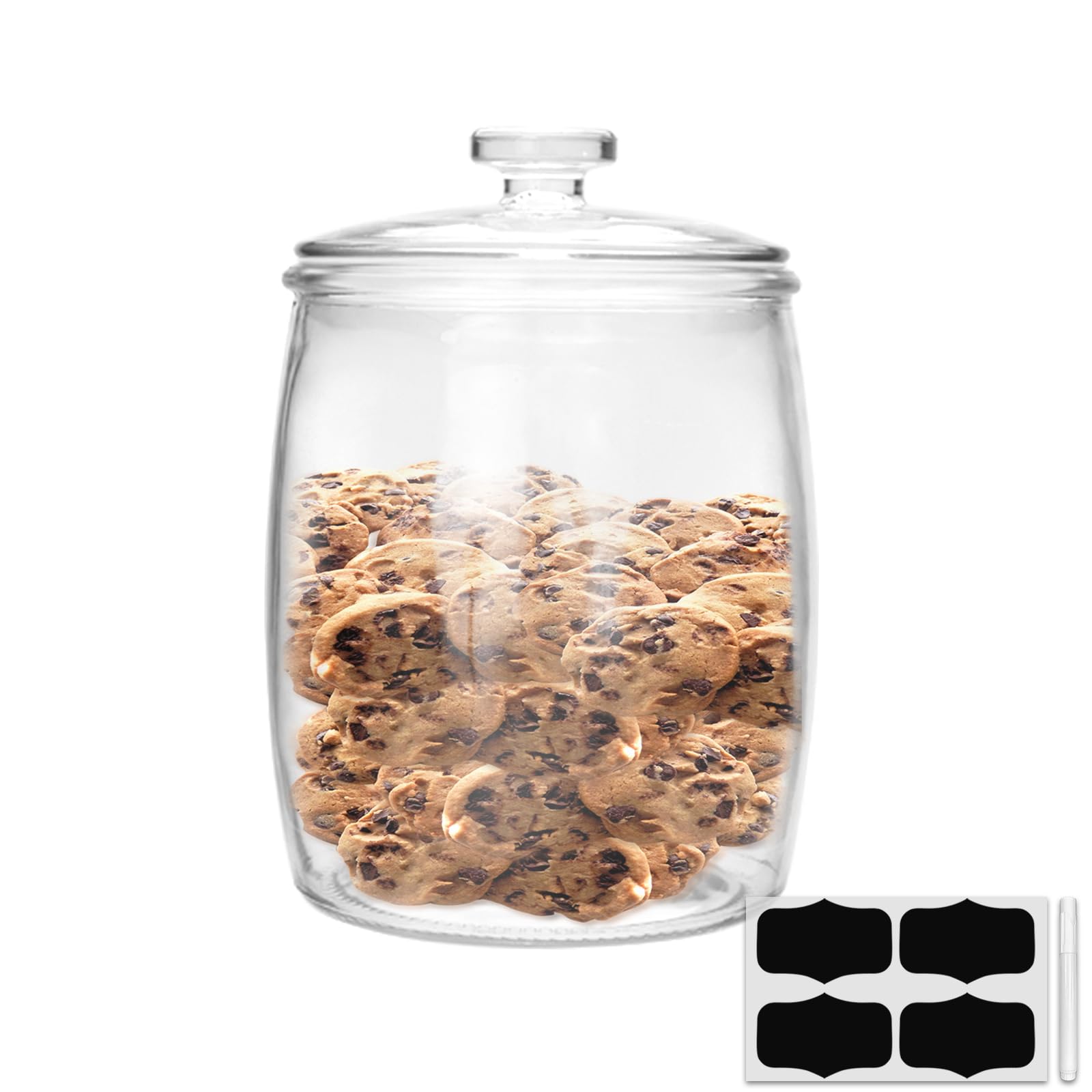 Maredash 1 Gallon Glass Jar with Lid