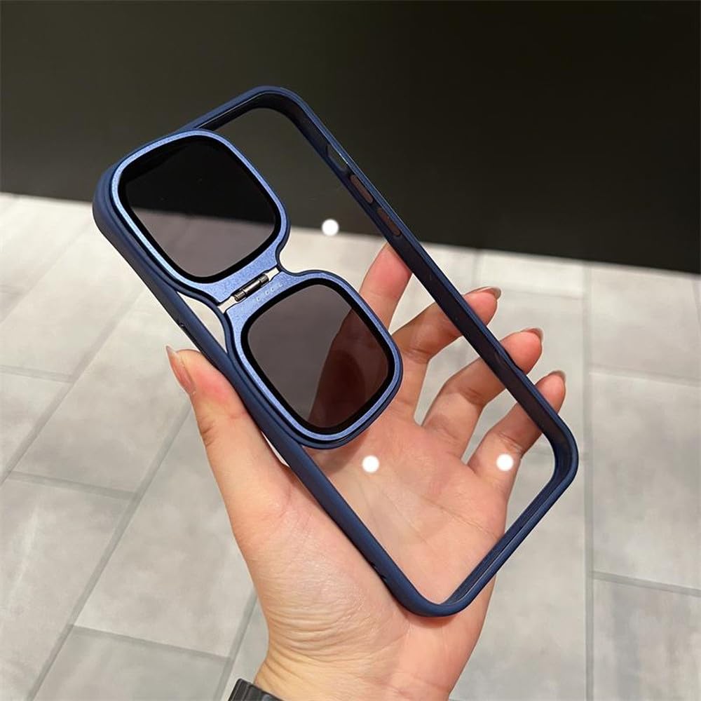Étui de téléphone pliable résistant aux chutes pour iPhone 14 Pro Max bleu