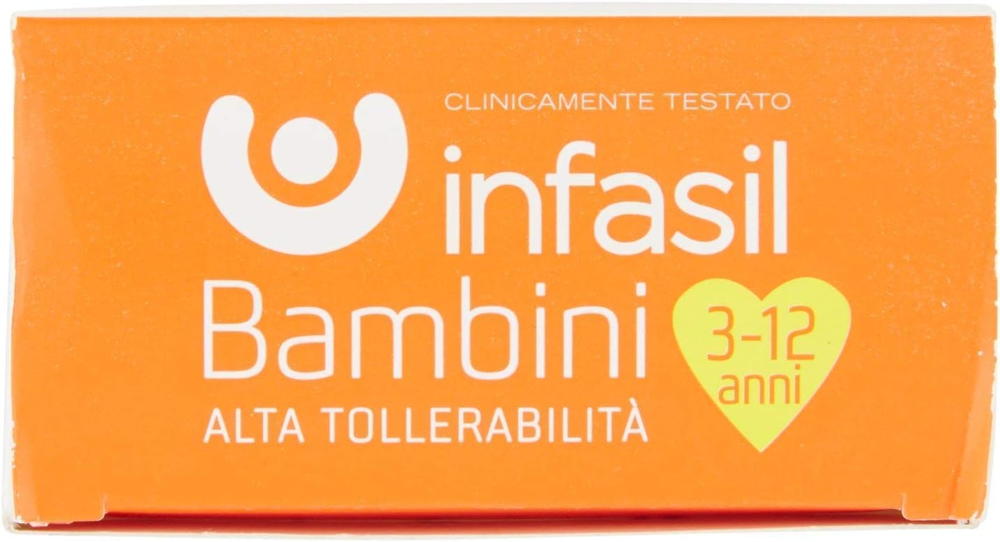12 x Infasil Bambini Intim-Cleaner, Alta Tollerabilità, pH 4.5, Nichel Tested, Senza Coloranti e Saponi, 200 ml, + Italy shop Portachiavi Gratis