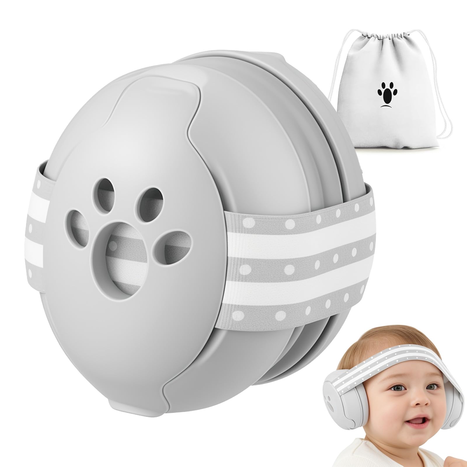 SHOCHX Baby Ear Defender Hearing Protection for Infant and Babies Up to 36 Months