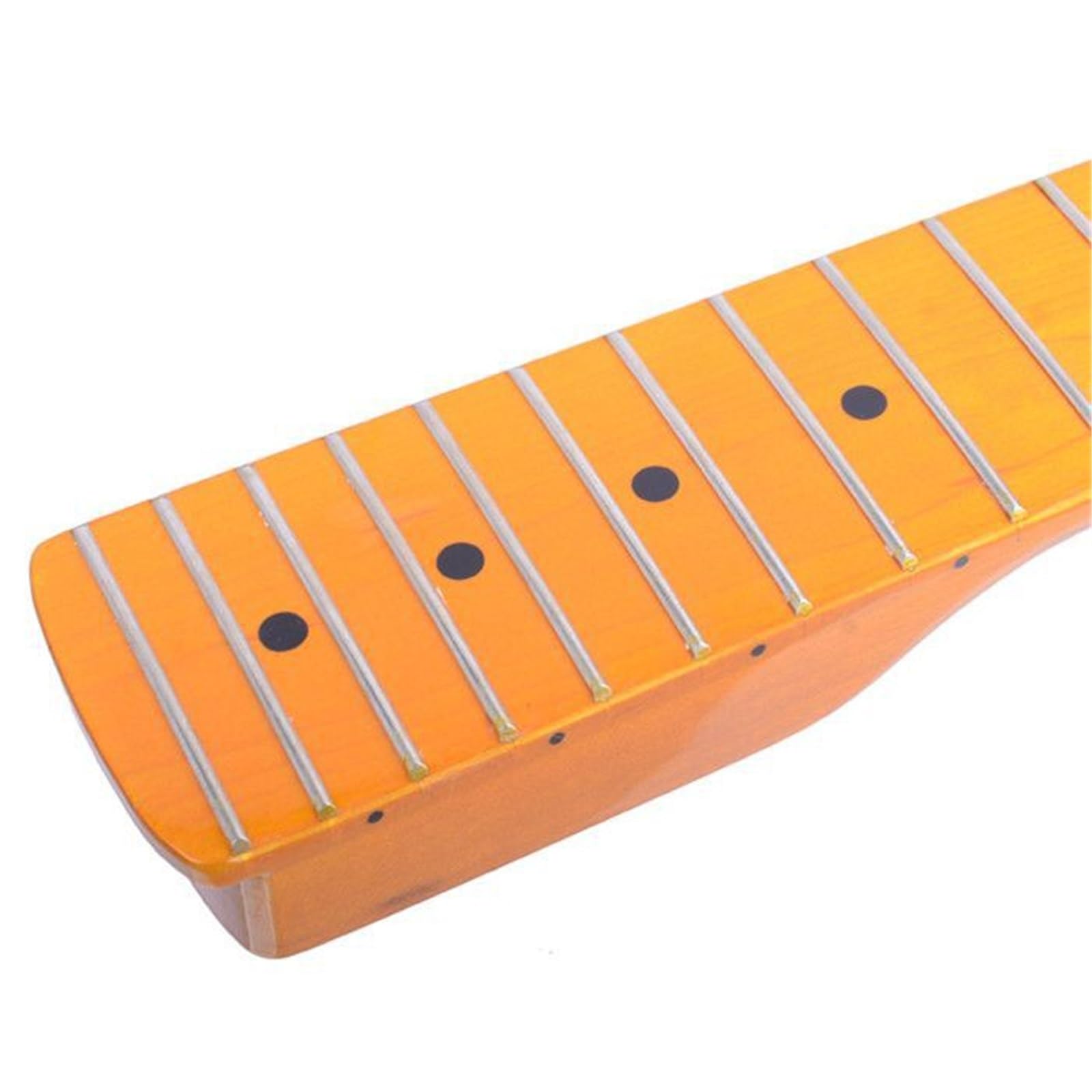 Guitare Électrique Professionnelle Avec Manche Revers Gauche 22 Frettes Et Clip Noir