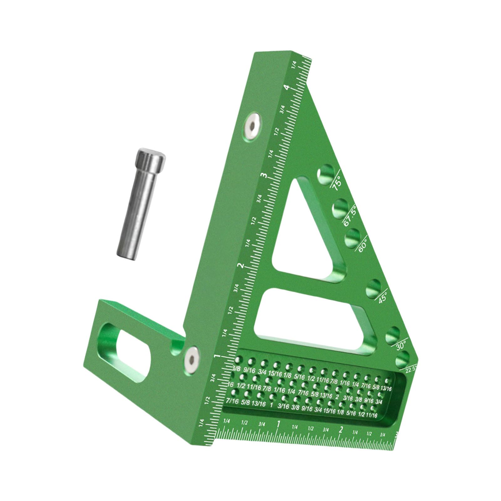 Nvoqilin A Luminum Triangular Ruler Measuring Tool For Ccurate Measurement Ngles Carpentry Furniture Interior Designs High Measuring Instrument