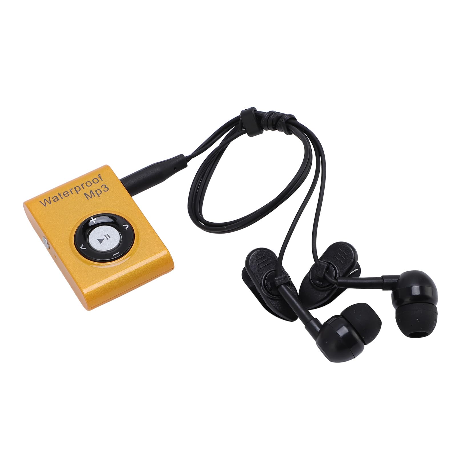 Reproductor de MP3 MP3 Impermeable IPX8 8GB HiFi Sport MP3 Player con Auriculares Impermeables para Buceo Surf Running Kayaking (Naranja)