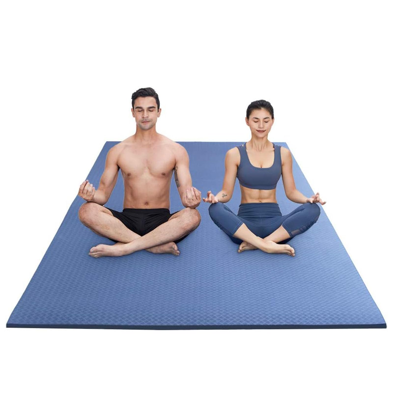 Tappetino Palestra Grande TPE 200×130cm Spesso 15mm Tappetino Fitness Antiscivolo Tappetino per Ginnastica Yoga Pilates Addominali
