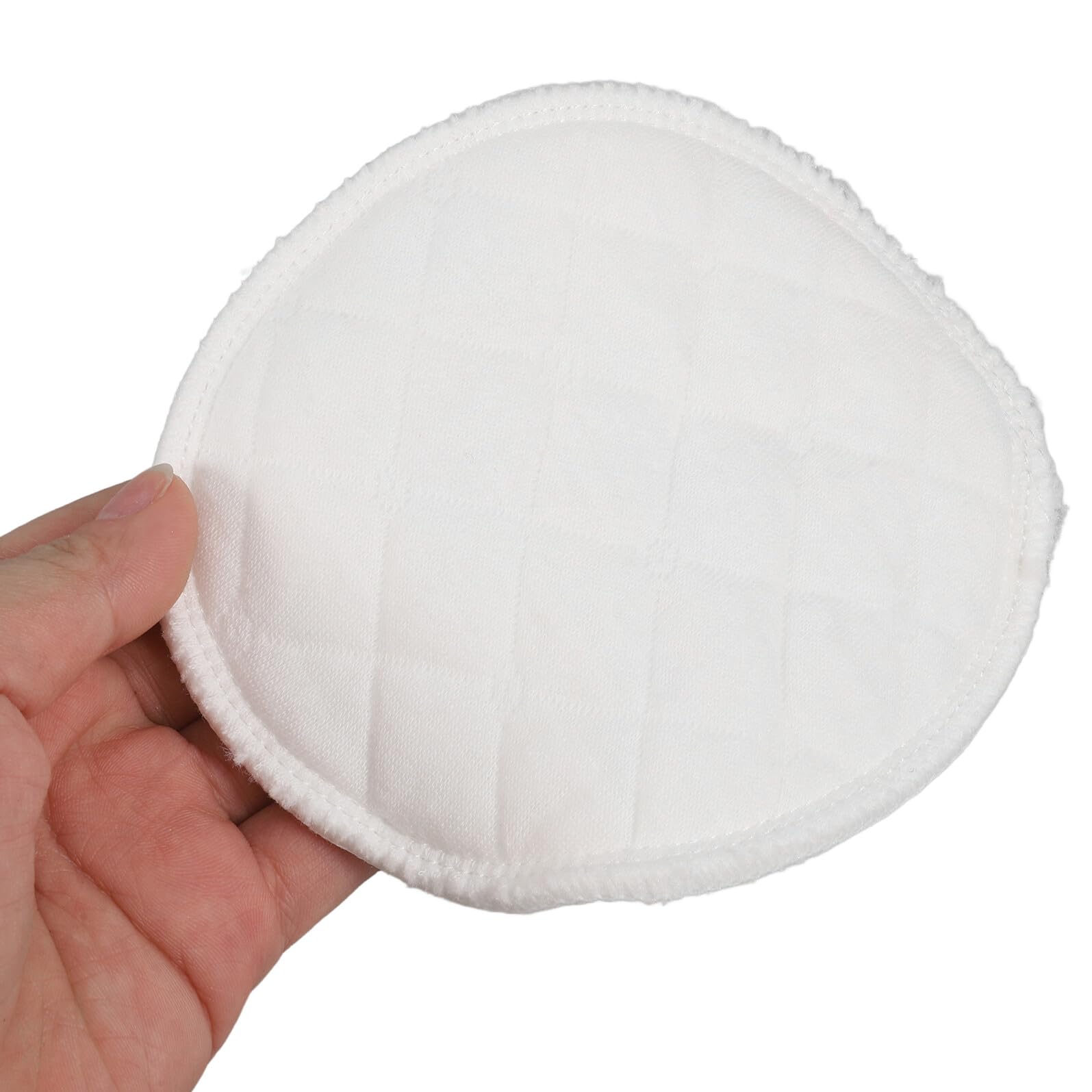 BESPORTBLE Coppette Assorbilatte in Cotone Lavabili per Allattamento, 20 Unitá Bianche, Morbide sulla Pelle, Assorbenti e Riutilizzabili per Uso Giorno e Notte