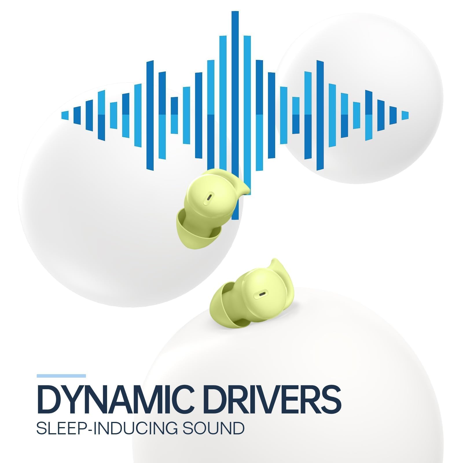 Auriculares invisibles para dormir, auriculares para dormir de lado, pequeños y cómodos auriculares para dormir con bloqueo de ruido, auriculares inalámbricos Bluetooth 5.3 para dormir, conducir
