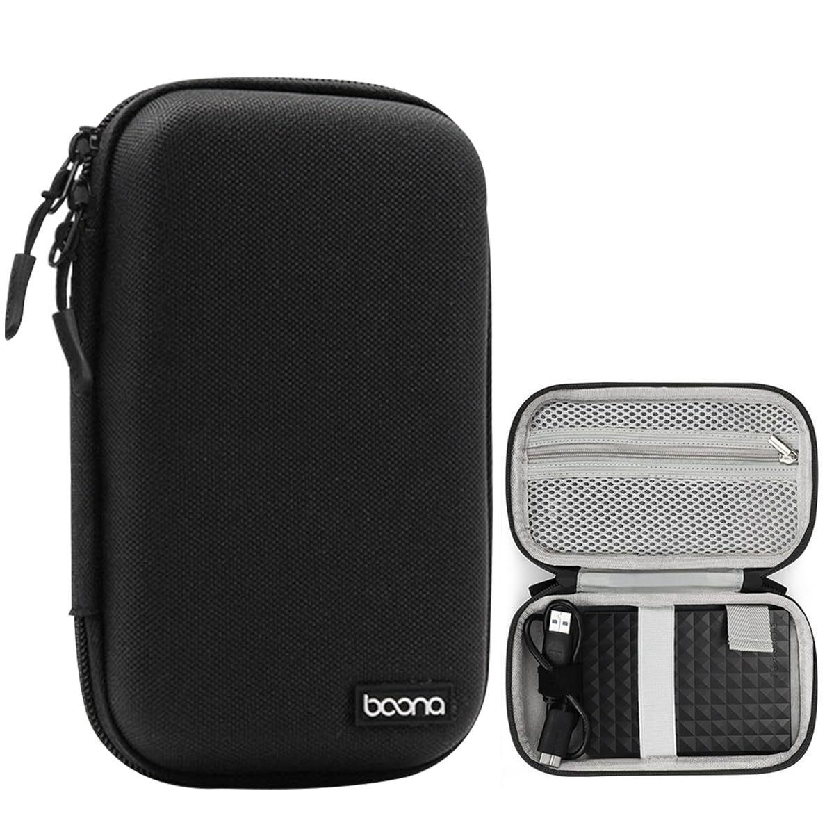 ZORBES® Carrying Case for Seagate WD2.5 inch, Portable Hard Drive Bag for Seagate WD2.5 inch, Storage Case for Solid State Drive EVA Bag Accessory Bag, No SSD Included, Black (B0C7QDY2L5) Amazon Price History, Amazon Price Tracker