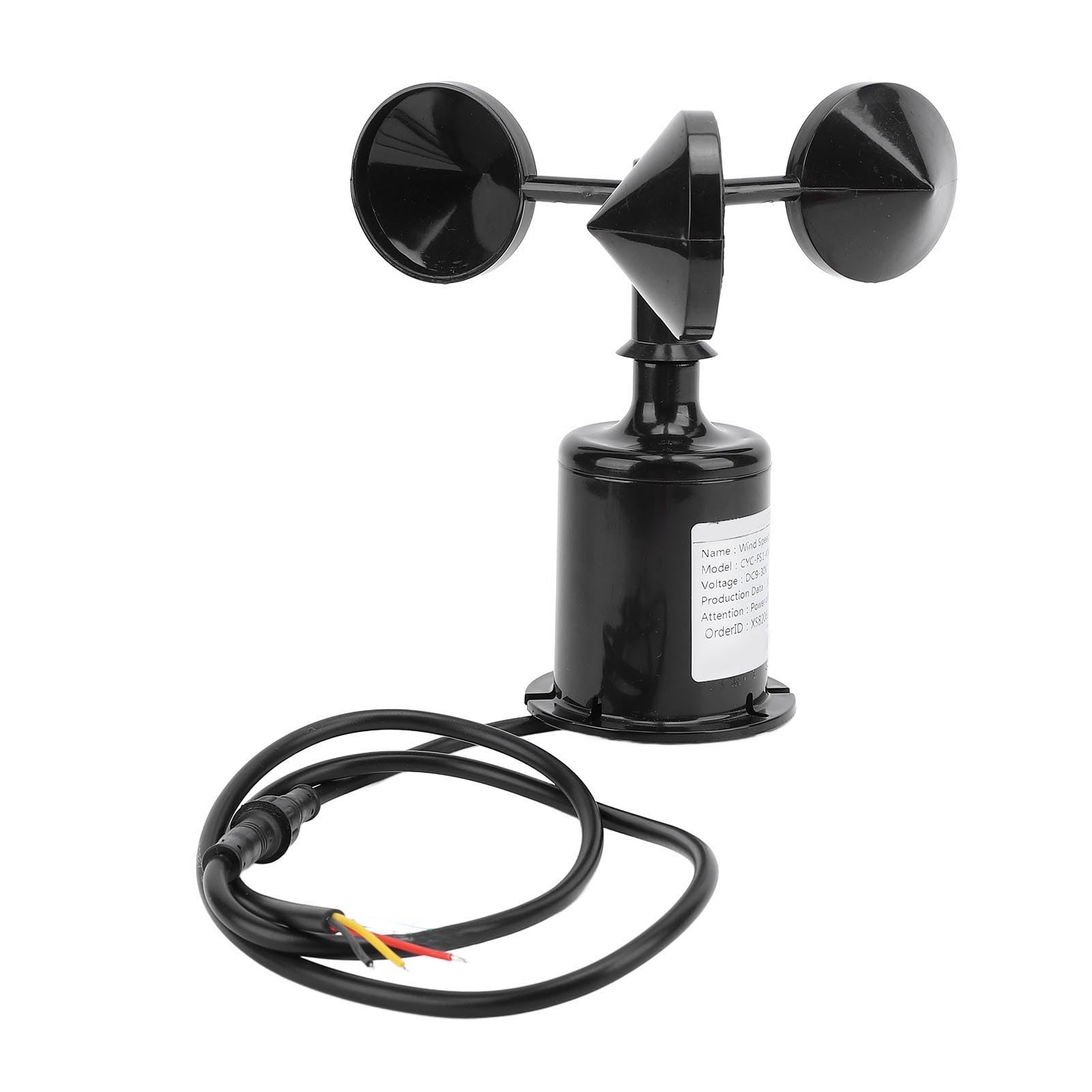 Wind Speed Sensor Anemometer, 9?30V High Strength Outdoor Wind Speed Monitoring Sensor for Industrial Use