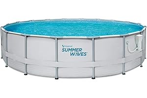 Summer Wave 18ft x 48in Above Ground Metal Frame Pool Set
