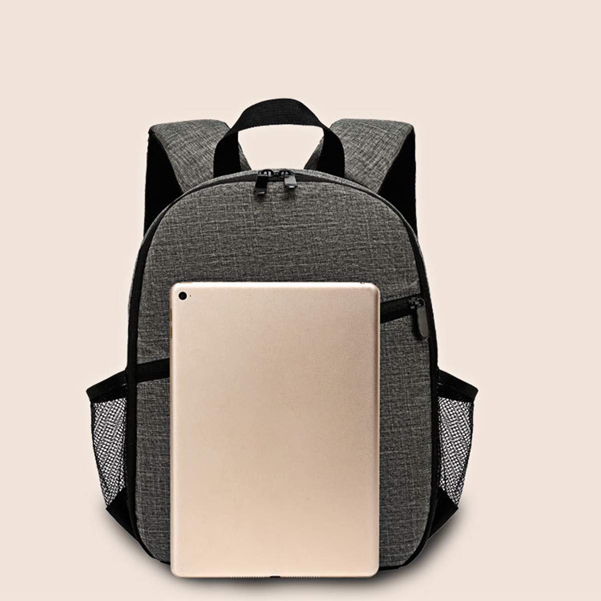 YONGYAO Impermeabile Digitale Fotografica Borsa Zaino Multi-Funzionale per Zaino da Viaggio all'aperto-Grigio