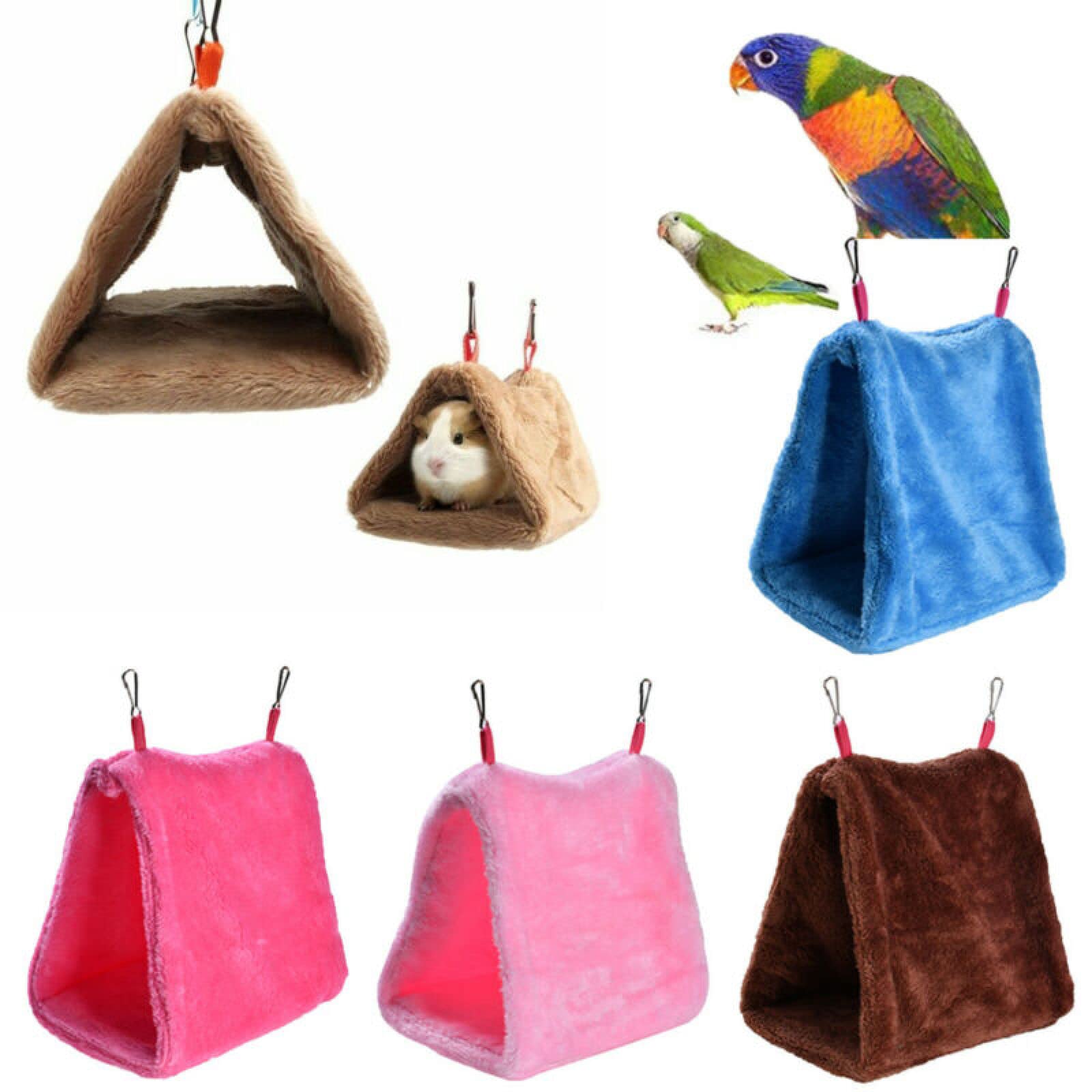 Nido de pájaros, Casa Nido de Pájaro Mascota Loro Periquito Cálida Hamaca Jaula Choza Tienda Cama Cueva Colgante G(D)