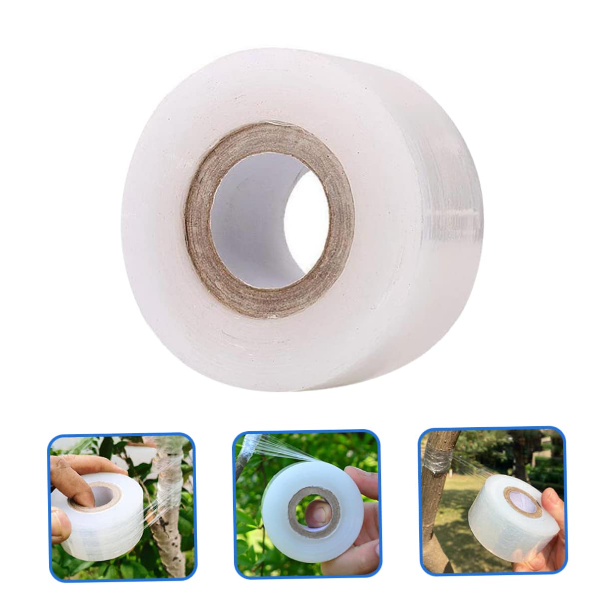 Milisten 2 Sätze Pflanzenband Selbstklebendes Grafting Tape Transparent Für Obstbäume Und Pflanzen Dehnbar Flexibel Für Veredelungsarbeiten 4 Rollen * 2