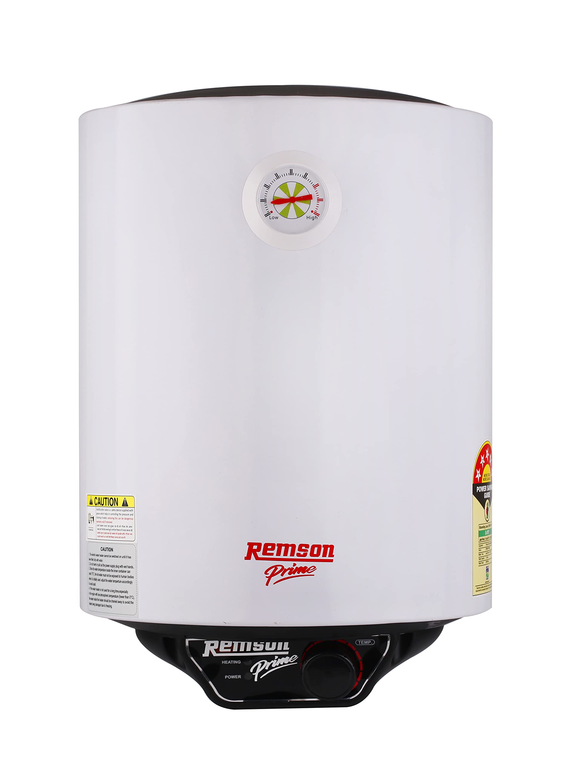Remson Prime Glass Line Vertical Star Storage Water Heater
