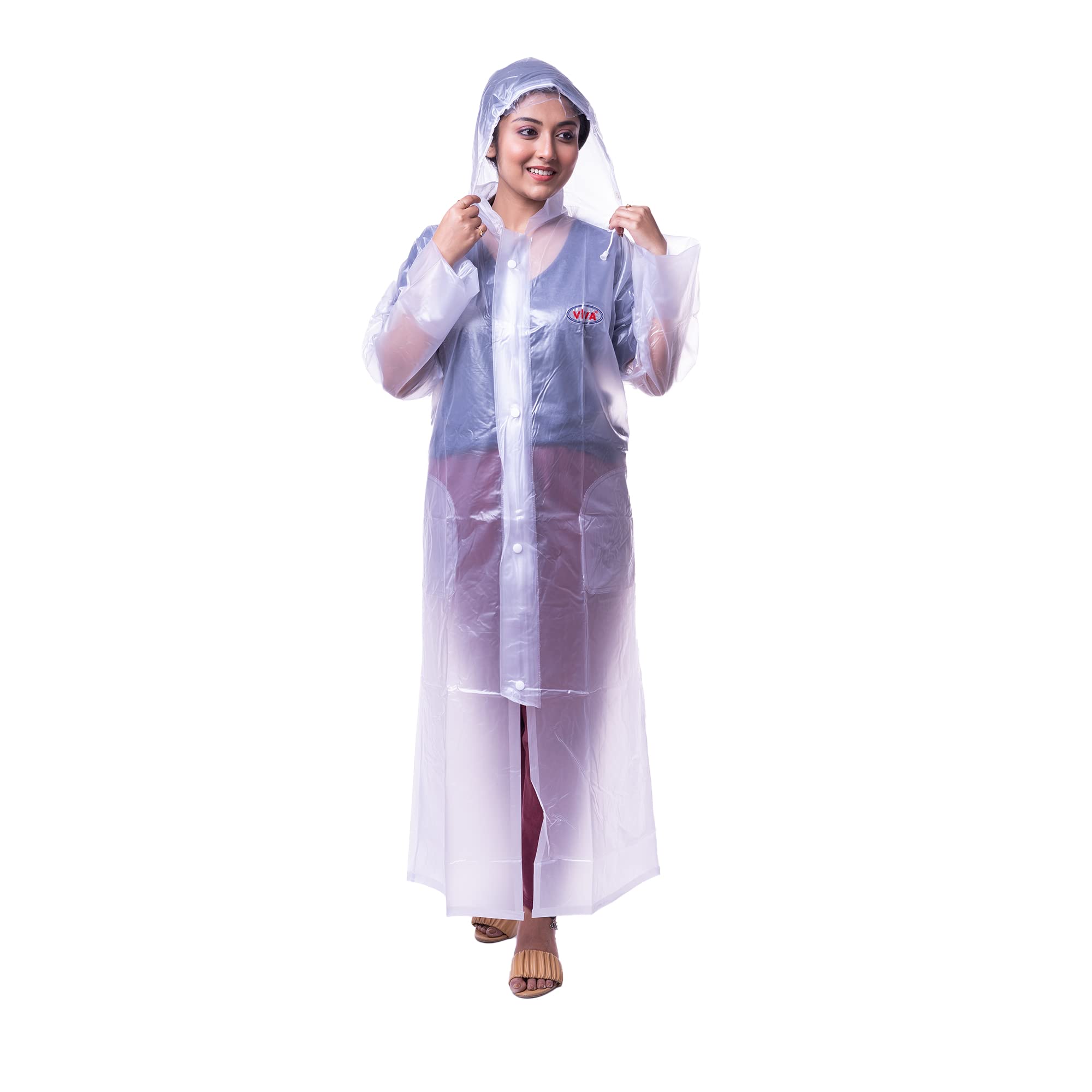 viva rainwear Viva Ladies Waterproof Long Sleeves Raincoat CRYSTAL Design – Reliable & Stylish-picture-43