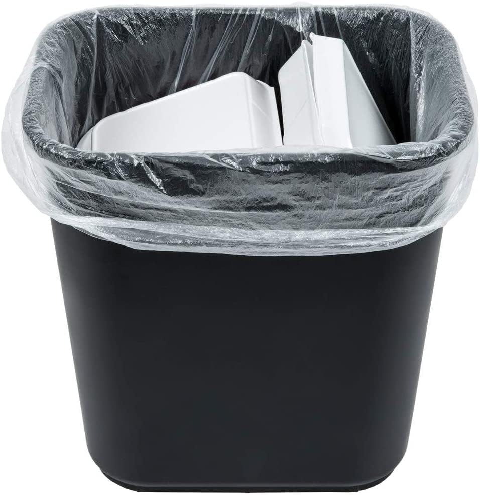 Miniatura 3 de NETKO Bolsas de basura transparentes para cocina, 7  10 galones, bolsa de basura de plástico transparente para cocina, hogar, oficina, baño, forros