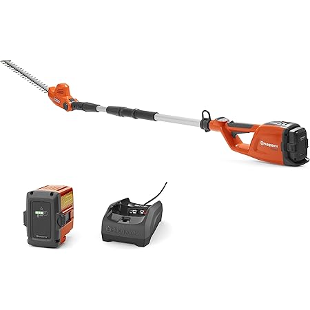 ハスクバーナ バッテリー 充電式 電動 ポールヘッジトリマ120iTK4-H、36VバッテリーBLi20、充電器40-C80セット