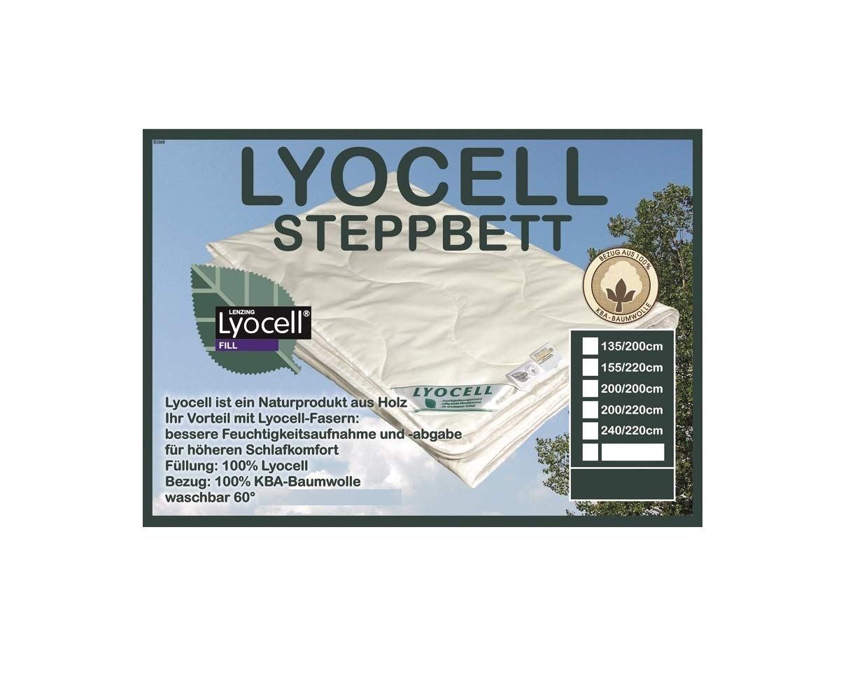 Lyocell Tencel Lenzing® leichte Kinder Sommerdecke Bezug 100% KBA Baumwolle 100x135 cm vom Betten Fachgeschäft