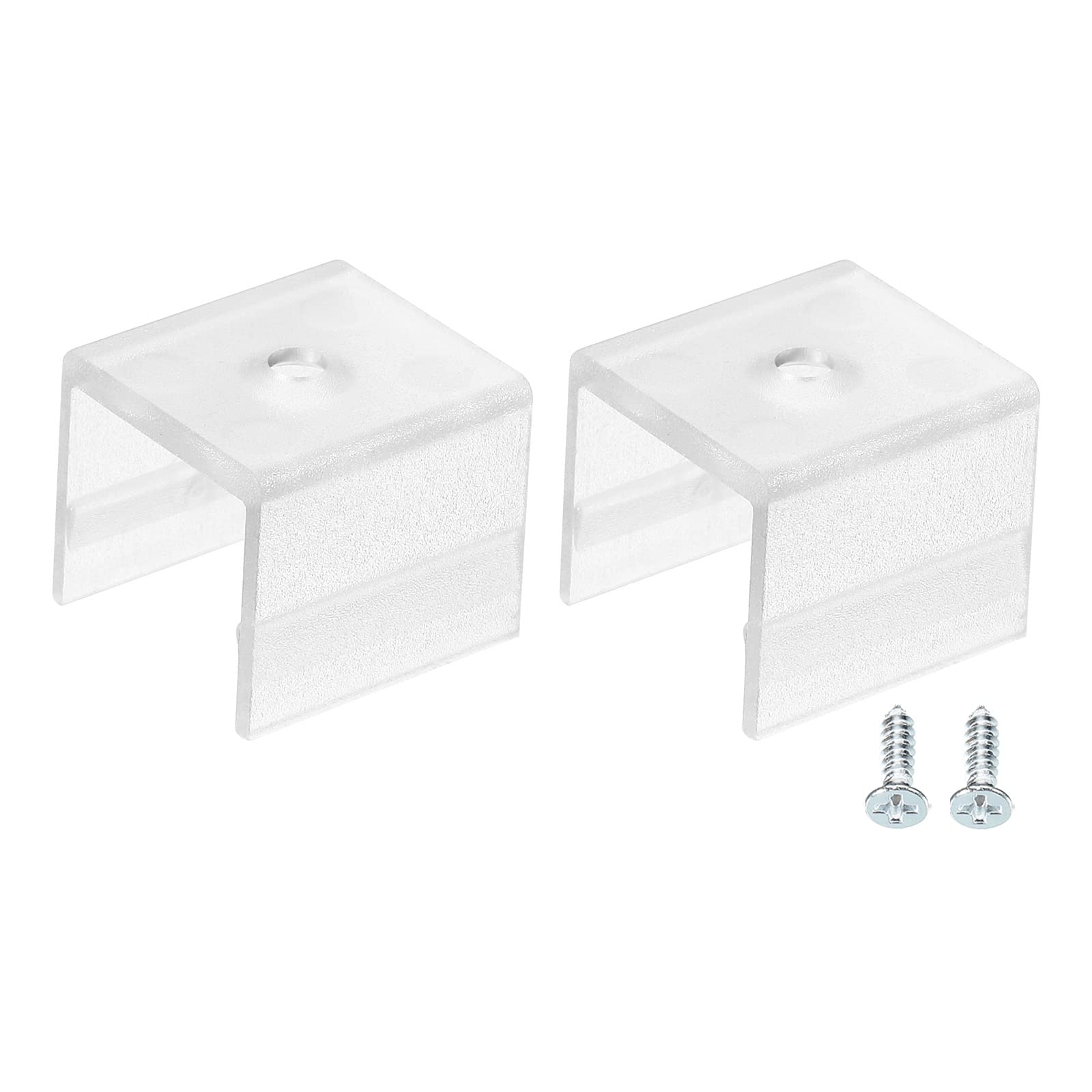 MECCANIXITY Rope Light Mounting Clips, 50 Pack Wall Channel Mounting Holder Accessories for 11.9mm to 12.4mm Waterproof LED Strip, Translucent — Amazon image 20