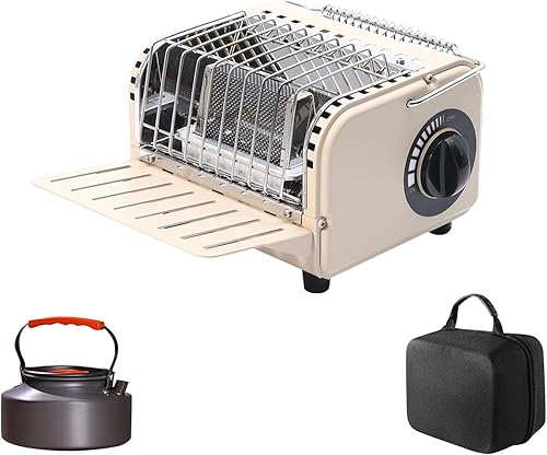 Miniatura 7 de Camping Heater Stove,Portable Stainless Steel Camping Gas Heater, Adjustable Temperature for Heating and Cooking,Includes Carry Bag Stove with