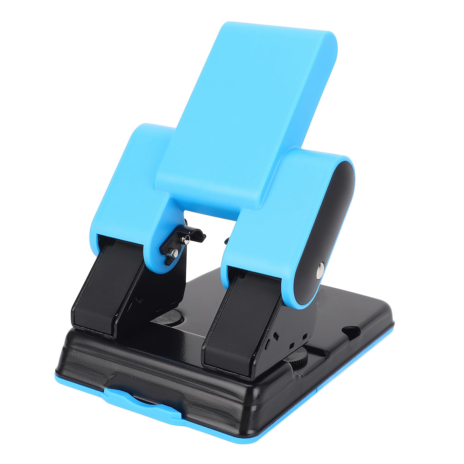 Perforatrice professionale a 2 fori, capacità di 70 fogli, con guida in metallo, righello per carta A4, uso ufficio, struttura in lega ABS, spaziatura 70 mm, 80 mm.