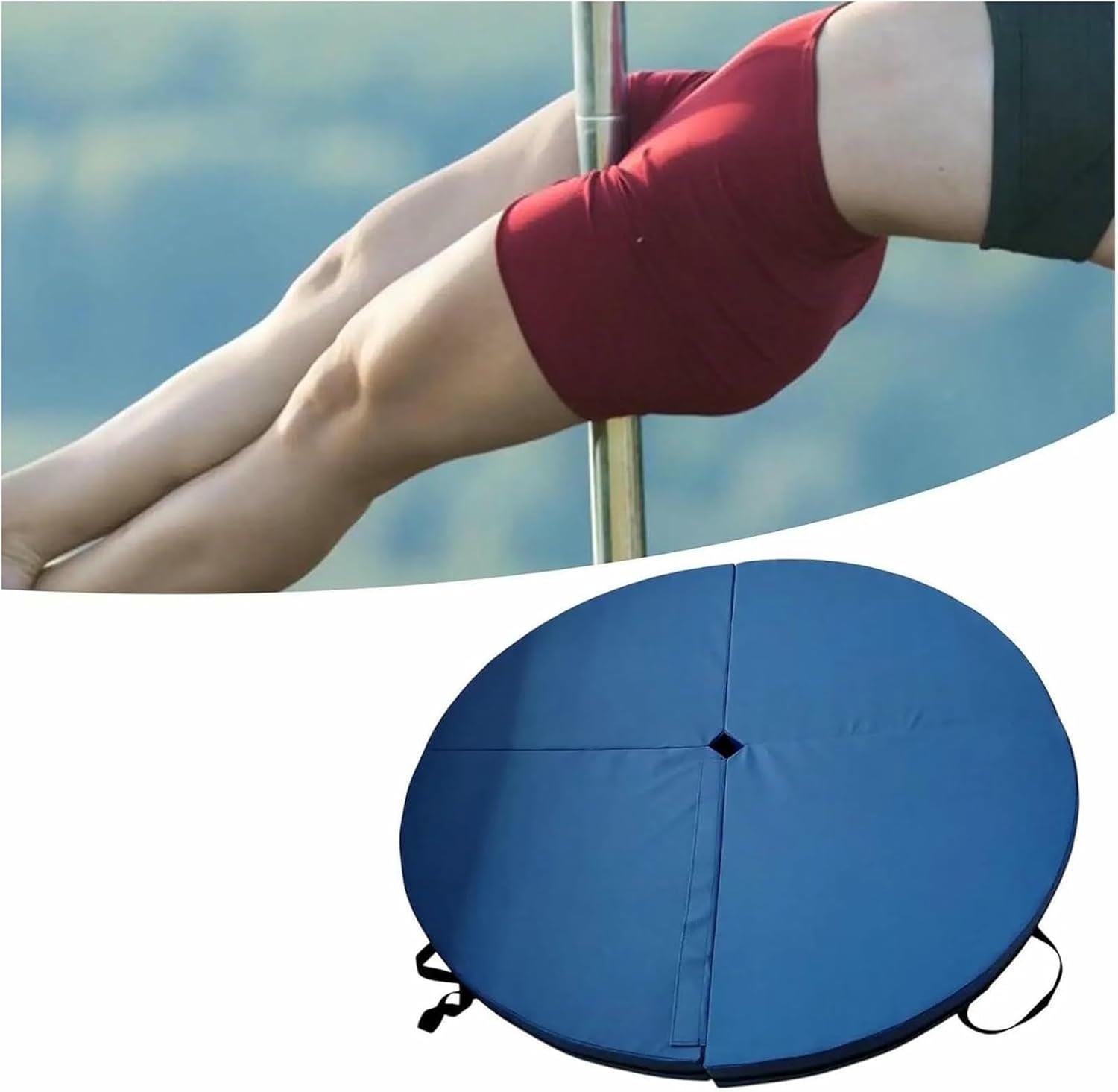 Pole Dance Mat Lightweight Folding Padding Protection for Home Gym Exercise Pilates Dance Training Yoga