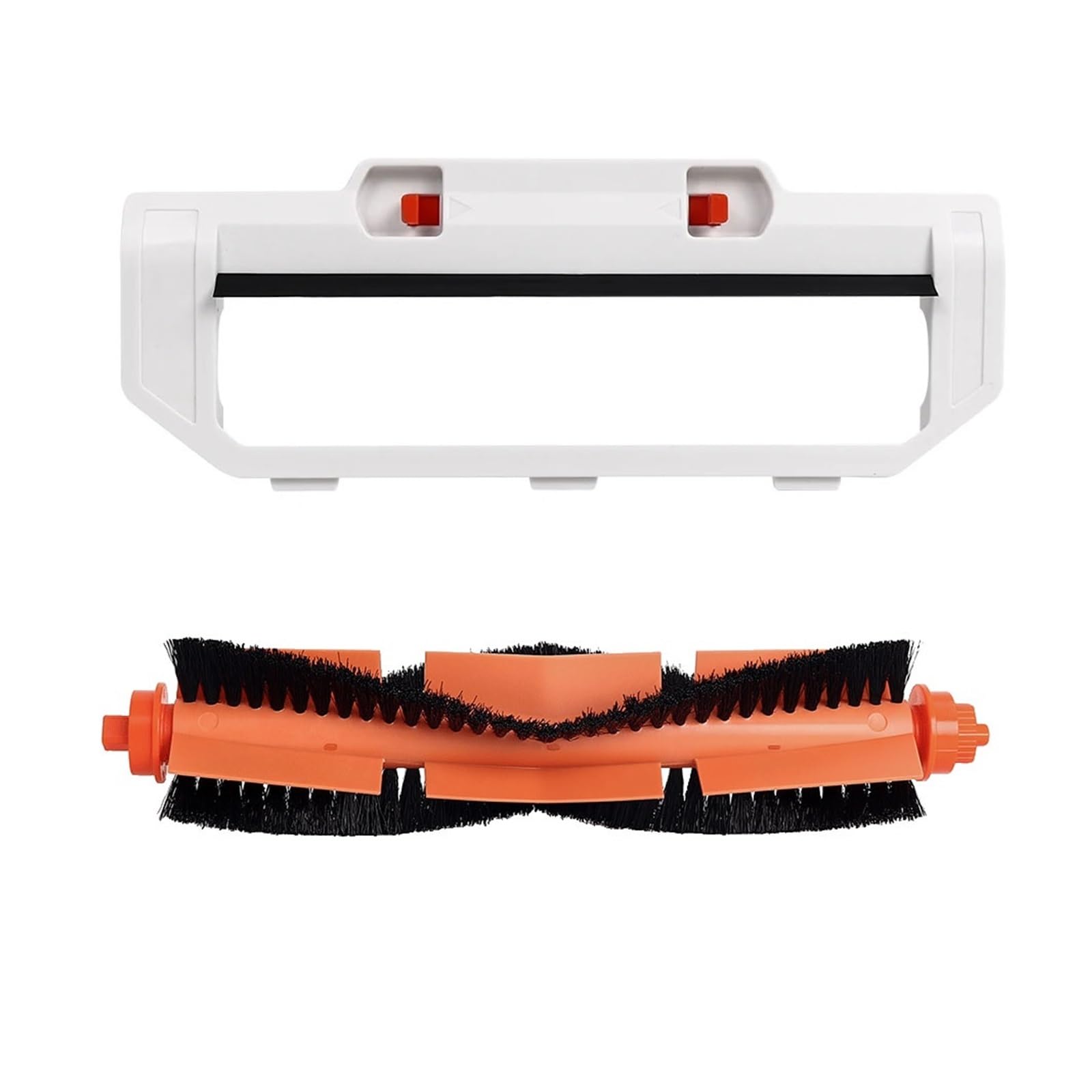 QJBDJSQP Main Brush And Cover,Compatible For Xiaomi,Compatible For Mijia,STYTJ02YM 3C 2S S10 B106GL S12 T12/Mop 2S/Pro Sweeping Robot Vacuum Cleaner Spare Part(2pcs set W)