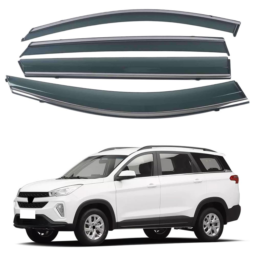 nwsplmy Wind Deflectors for Wuling Hongguang S3 2017, Rain Guards Window Visors, 4-Piece, Protects Against Fading & Cracks