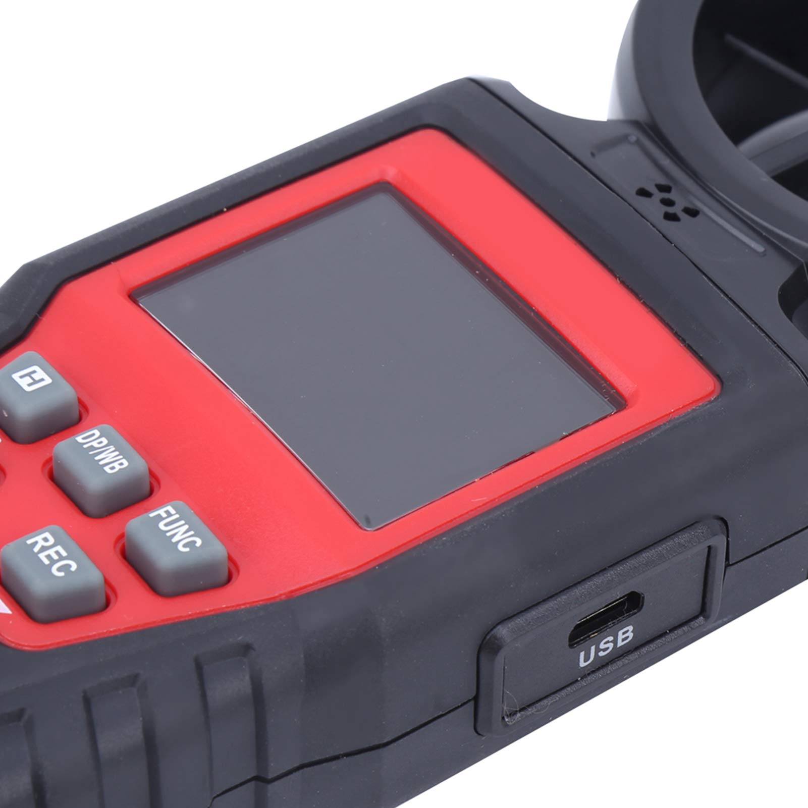 Anemometro Digitale Misuratore di Velocità del Flusso D'Aria Portatile per la Generazione di Energia Eolica Misurazione con Display Retroilluminato per Gli Appassionati Outdoor Materiale